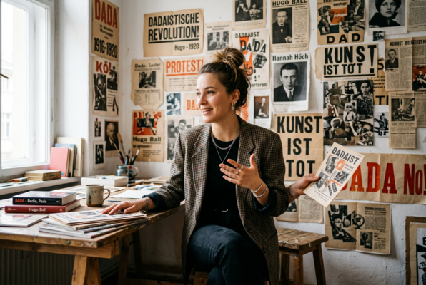 Wie wurde Kunstform zum Protest? Georgia Vertes über den Dadaismus