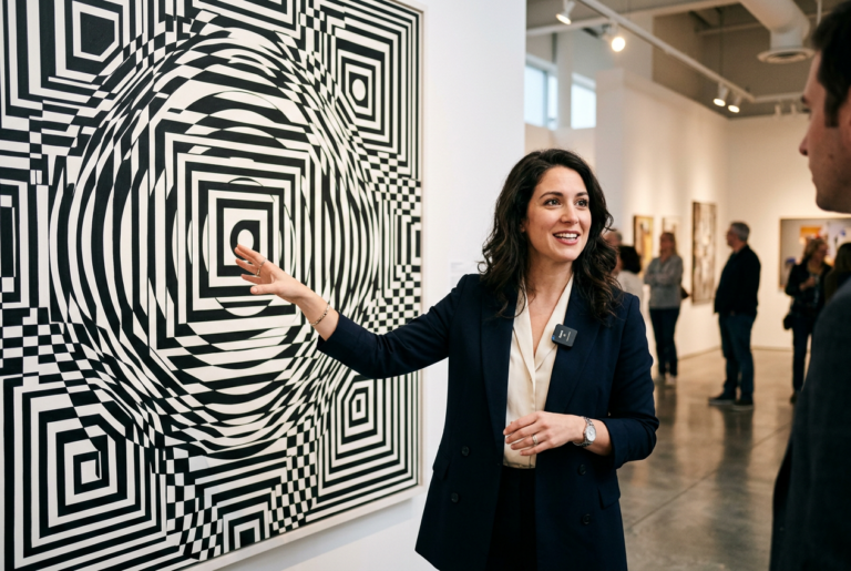 Op Art: Georgia Vertes erklärt die Kunst, die das Auge täuscht