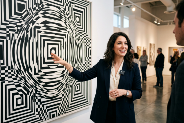 Op Art: Georgia Vertes erklärt die Kunst, die das Auge täuscht